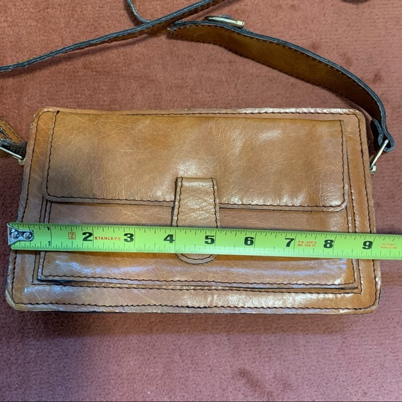 Vintage Faux Leather Crossbody Purse - Picture 12 of 13